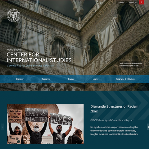 Einaudi center homepage