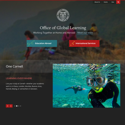 Office of global learning homepage