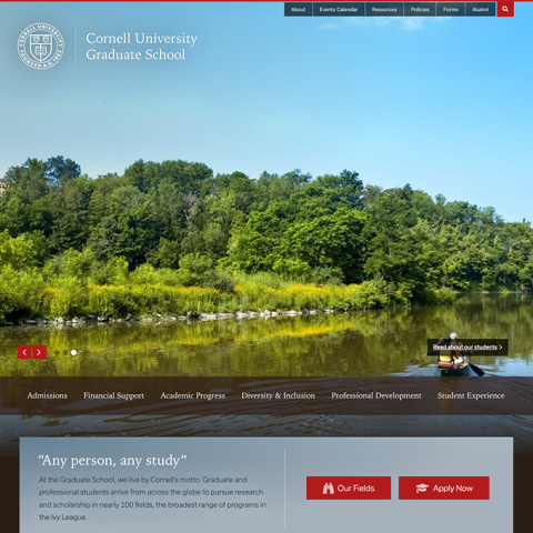 Graduate school homepage